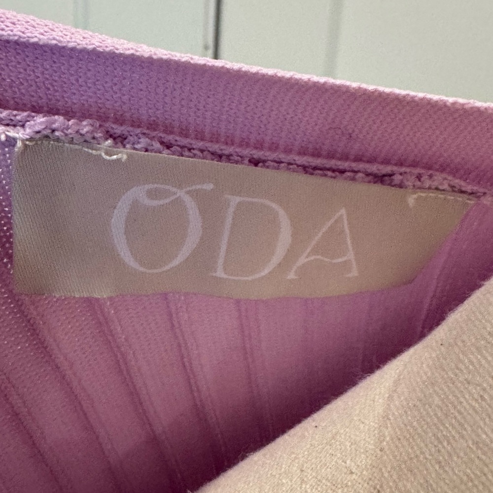 ODA | Lilac Ribbed Button-Up Cardigan | Size: Small - Picture 7 of 7